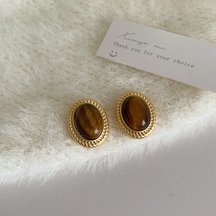 Retro Gold Plated Geometry Pea - DippedShop Wholesale - #8195