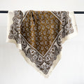 Vintage Paisley Print Lightweight Square Scarf MK2BW6W6NSI06