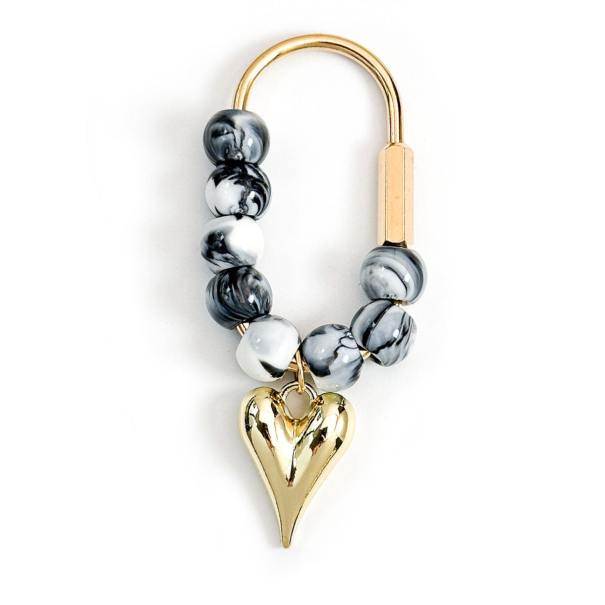 Minimalist Stone Beaded Charm - DippedShop Wholesale - #6547