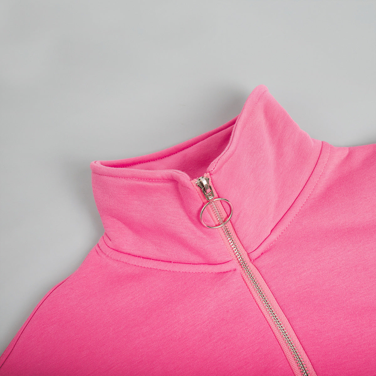 Loose Lapel Zipper Hoodie - DippedShop Wholesale - #8339