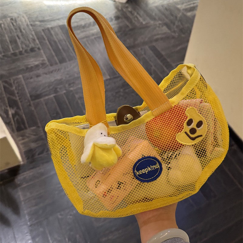 Cute Hollow Out Mesh Storage Bag 8BW6BOB78L
