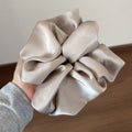 Solid Color Satin Hair Scrunchie MK2BLW6W6HSR31