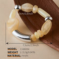 Irregular Acrylic Color Block Bracelet - DippedShop Wholesale - #4467