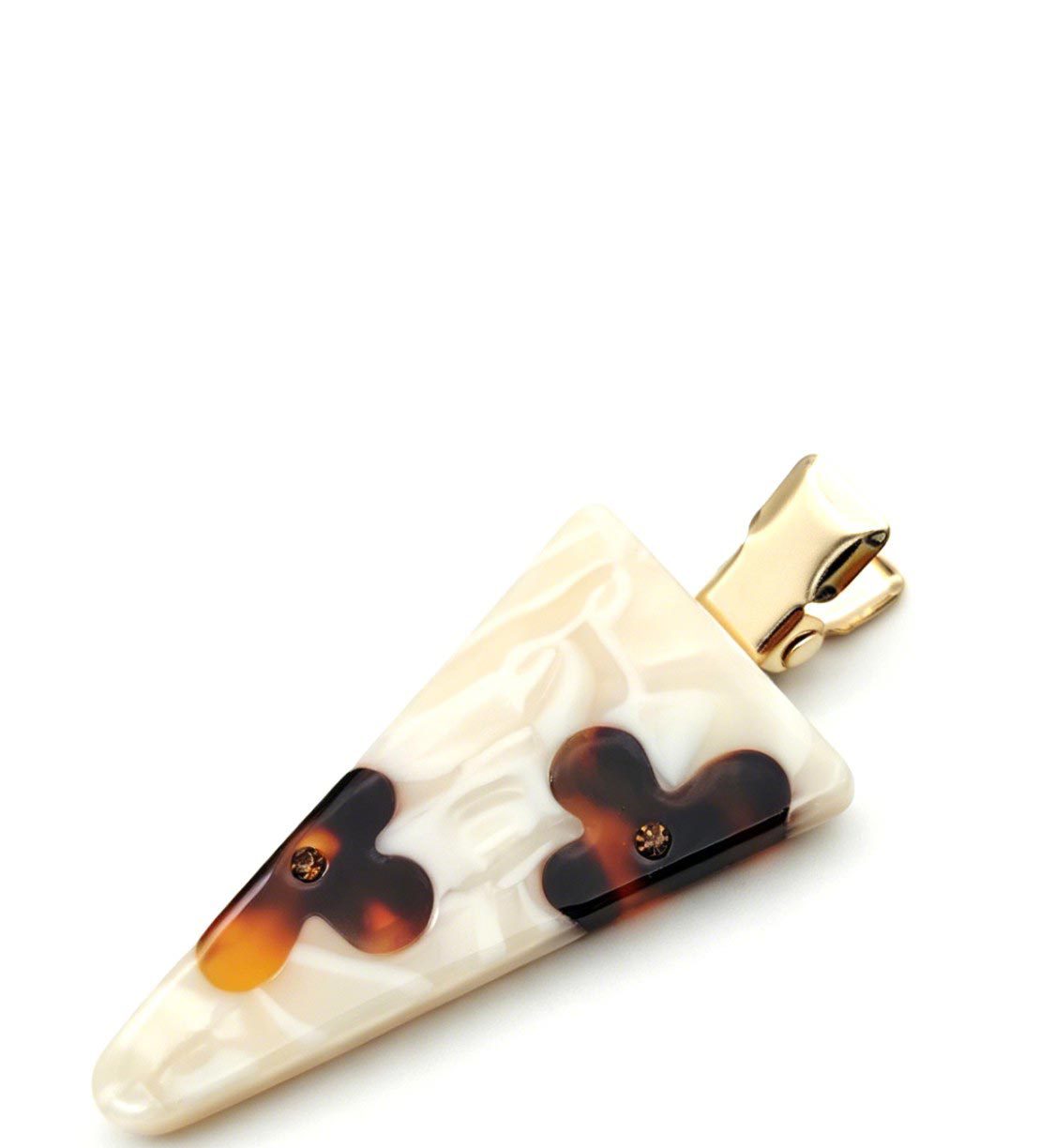 Simple Floral Pattern Acetate Hair Claw 8AS6HCP292L