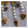 Handmade Natural Stone Tassel Sun Spiral Suncatcher MK2CZAS6H7HLS49