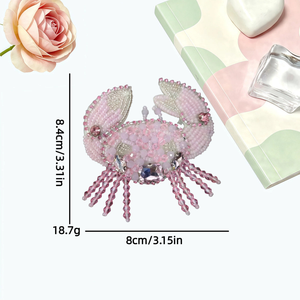 Creative Handmade Beads Jellyfish Bag Charm 6W10BBC799