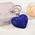 Rhinestone Heart Bag Charm - DippedShop Wholesale - #0163