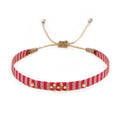 Handmade Seed Bead Braided Adjustable Bracelet 6W6JBR475