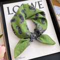 Sweet Floral Print Soft Silk Scarf 6W6NSI202