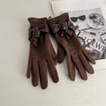 Trendy Studded Bow Knot Warm - DippedShop Wholesale - #8499