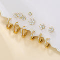 Trendy Cubic Zirconia Floral S - DippedShop Wholesale - #8371