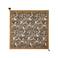 Retro Paisley Tassel Square Scarf MK2BK6W6HHS30