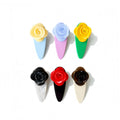 Vintage 3D Rose Flower Acetate Hair Clip 8AS6HCP313T