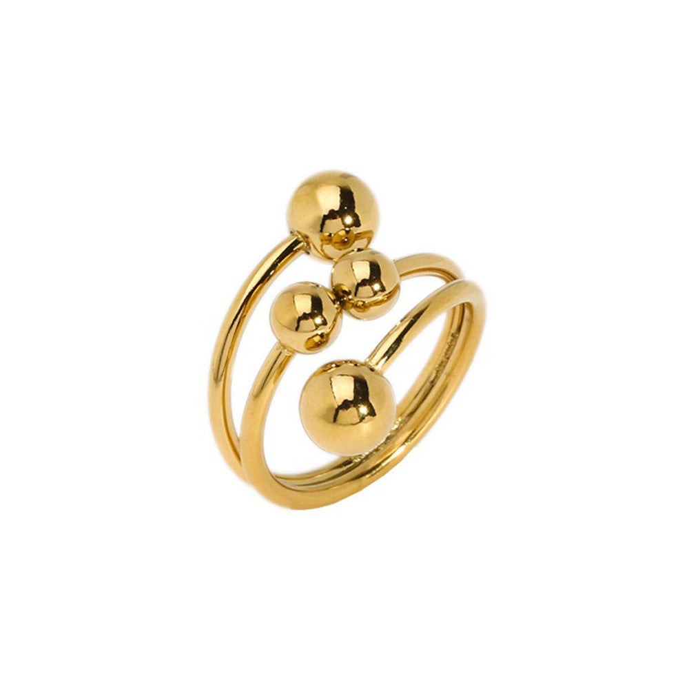 Cubic Zirconia Adjustable Ring - DippedShop Wholesale - #5731