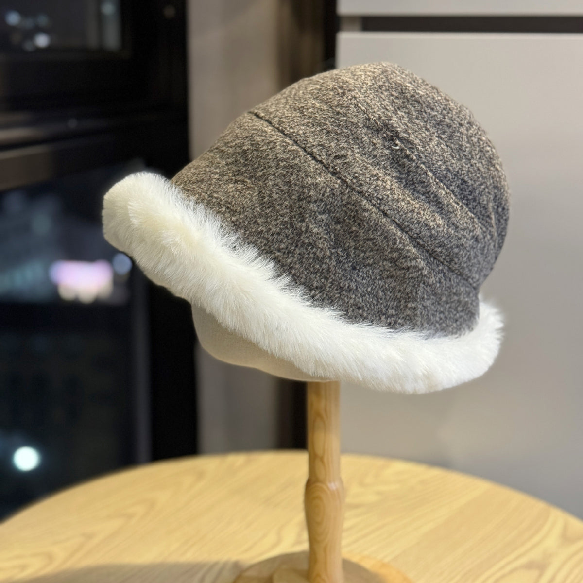 Plush Rolled Cuff Bucket Hat - DippedShop Wholesale - #2163
