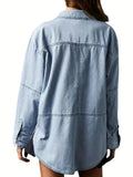 Trendy Polo Denim Top - DippedShop Wholesale - #5363