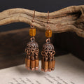 Boho Wooden Dangle Earrings - DippedShop Wholesale - #3603