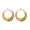 Cut-Out Geometric Hoop Earrings 6W6JER776