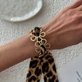 Vinatge Leopard Print Scarf Ho - DippedShop Wholesale - #6515