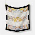 Abstract Silk Square Scarf - DippedShop Wholesale - #9891