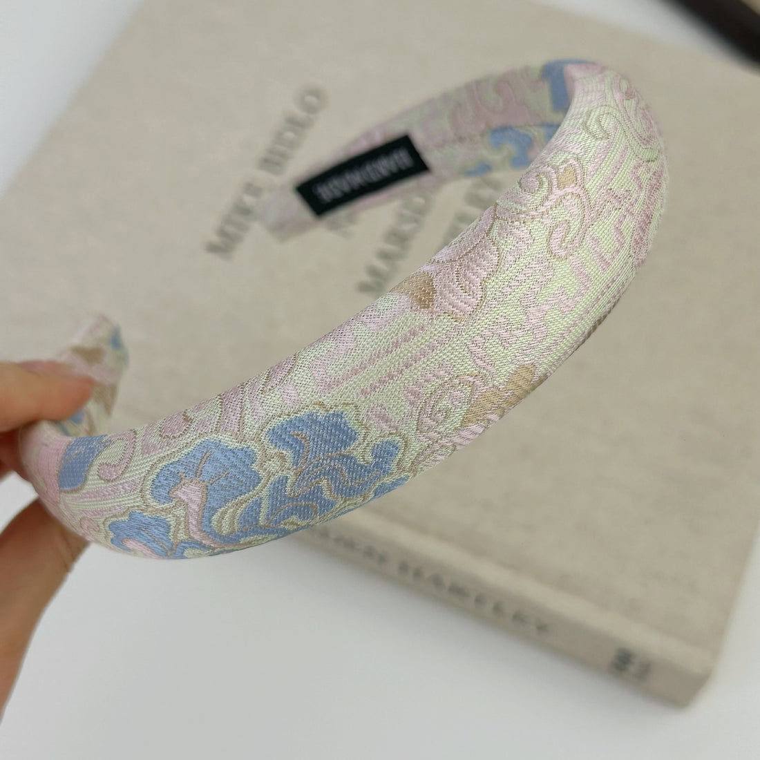 Embroidered Flower Hairband - DippedShop Wholesale - #7411