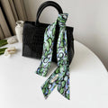 Simple Polka Dots Color Block Thin Long Scarf MK2BLW6W6NSI80