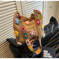 Boho Crochet Shoulder Bag - DippedShop Wholesale - #4915