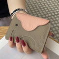 Funny Elephant Shape PU Coin Purse Wallet 6S10BWB118