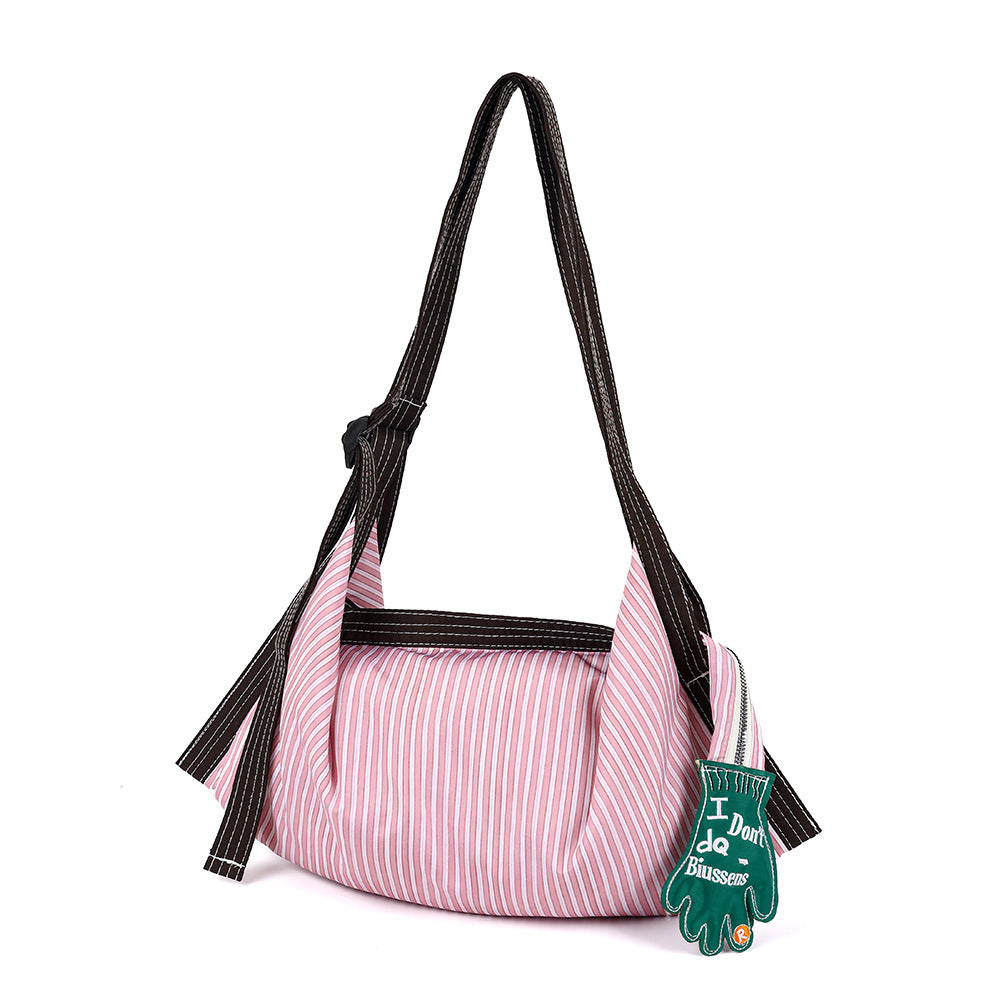 Retro Plaid Color Block Underarm Bag 6W10BBG1326