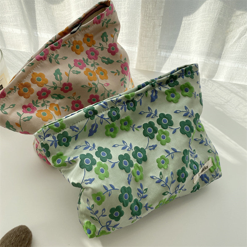 Flower Print Large Capacity Make Up Bag DP25A578