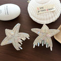 Stylish Starfish Shape Sparkling Rhinestones Hair Clip 8AS6HCP364L