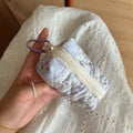Chic Floral Print Quilted Shell Coin Purse 6S10BWB148