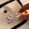 Minimalist Irregular Hoop Earrings - DippedShop Wholesale - #2931