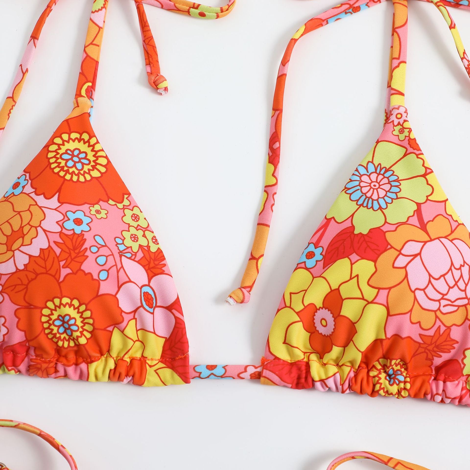 Leopard Print String Swimsuit - DippedShop Wholesale - #0371