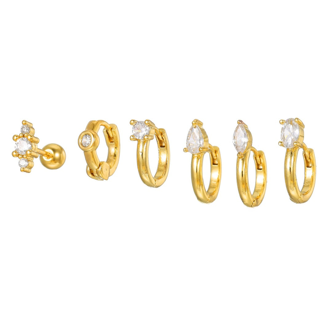 Elegant Gold Plated Rhinestone - DippedShop Wholesale - #3747