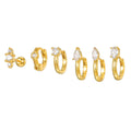 Elegant Gold Plated Rhinestone - DippedShop Wholesale - #6515