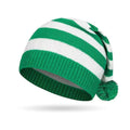 Striped Knit Christmas Beanie - DippedShop Wholesale - #8771