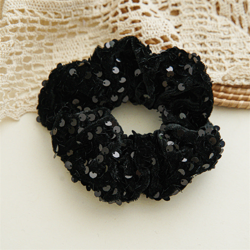 Sequin Hair Scrunchie - DippedShop Wholesale - #7891