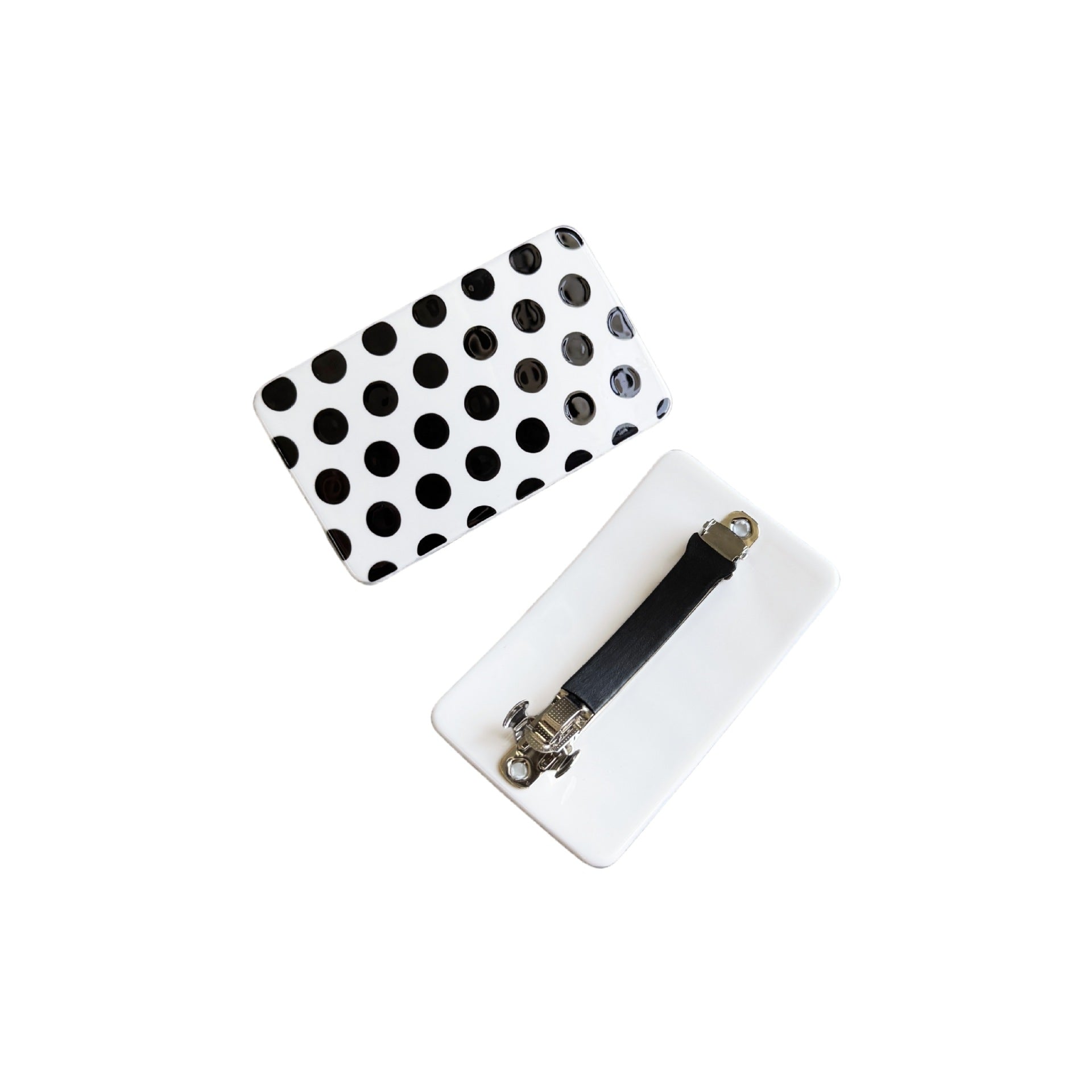 Fresh Polka Dots Non Slip Duckbill Hair Clip 8AS6HCP322T