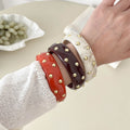 Punk Style Round Rivet Wide Ba - DippedShop Wholesale - #1955
