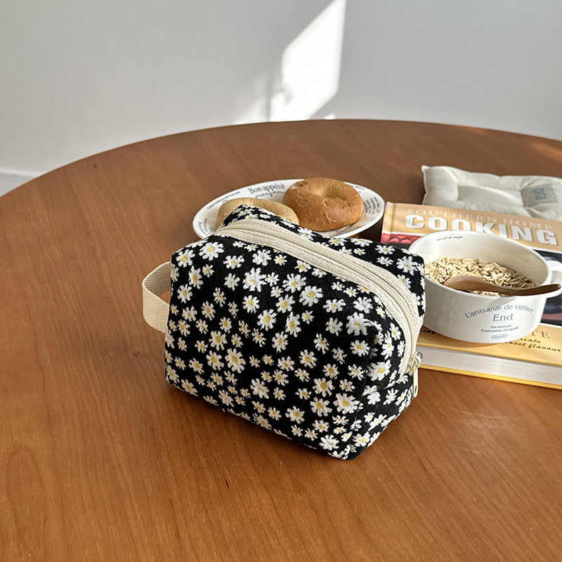 Fashion Floral Jacquard Portable Makeup Bag MK2BW6S10BOB75