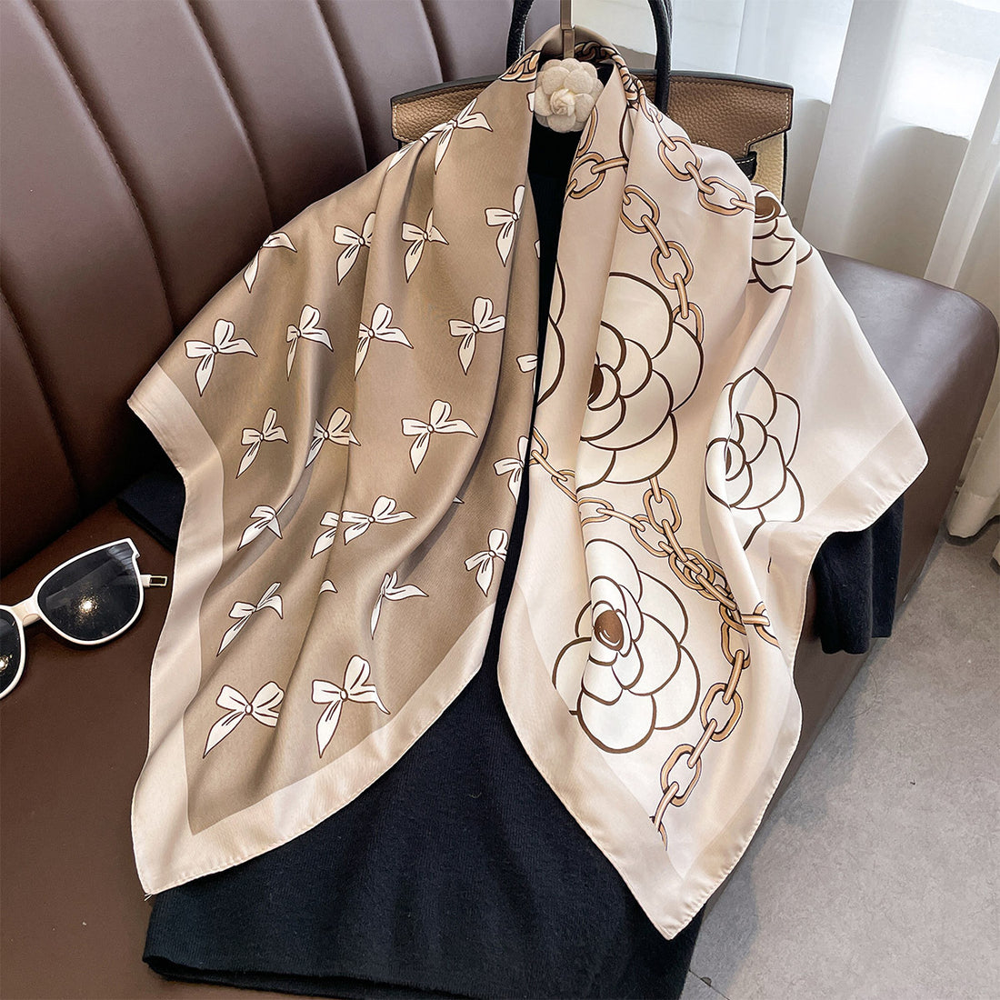 Vintage Floral Shawl Scarf - DippedShop Wholesale - #3203