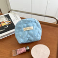 Colorful Polka Dots Quilted Shell Makeup Bag MK2BW6S10BOB123