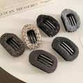 Vintage Polka Dot Fabric Flat Hair Clip 6W6HCP1677