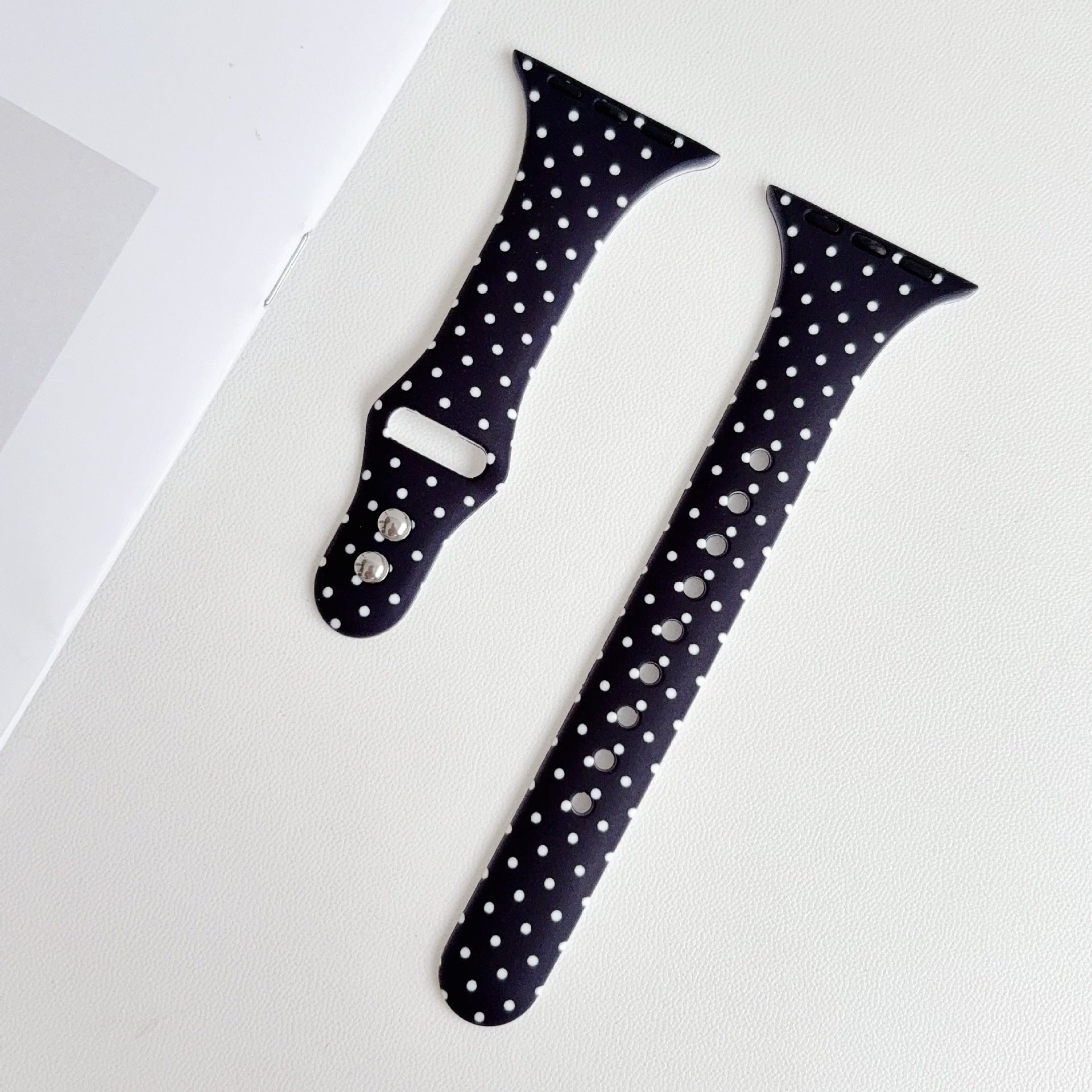 Slim Polka Dots Silicone Watch Band 6W6JWA129