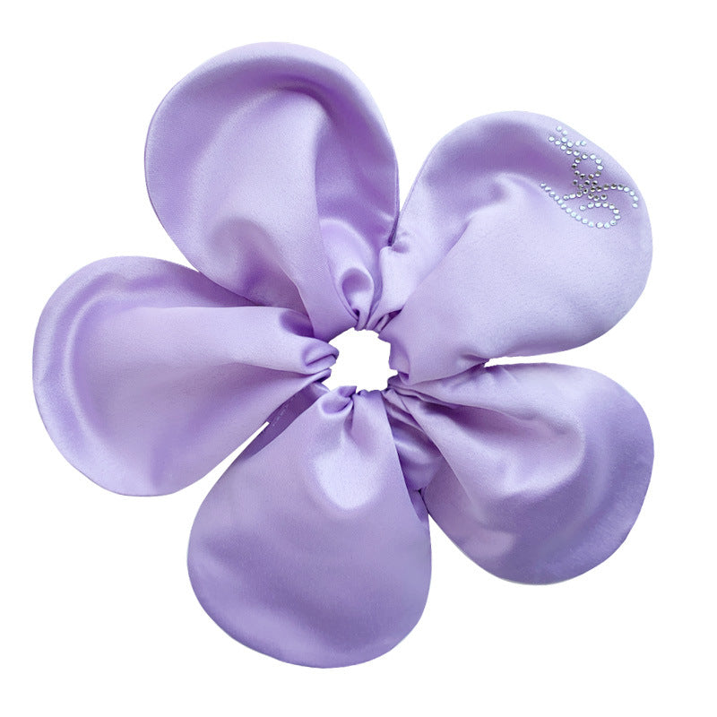 Flower Stretchy Hair Scrunchie - DippedShop Wholesale - #3571