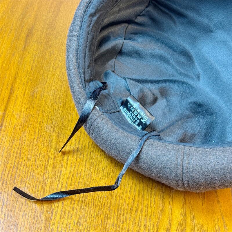 Metal Badge Beret Hat - DippedShop Wholesale - #4163