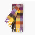 Colorful Plaid Tassel Warm Scarf 6W6NSW275