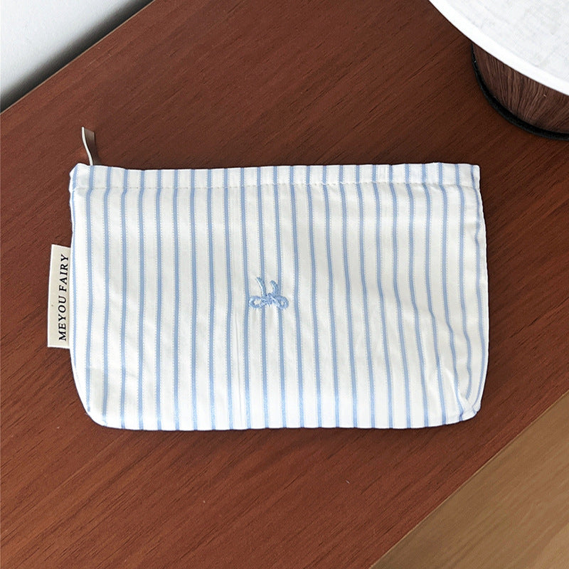 Striped Makeup Bag - DippedShop Wholesale - #6035