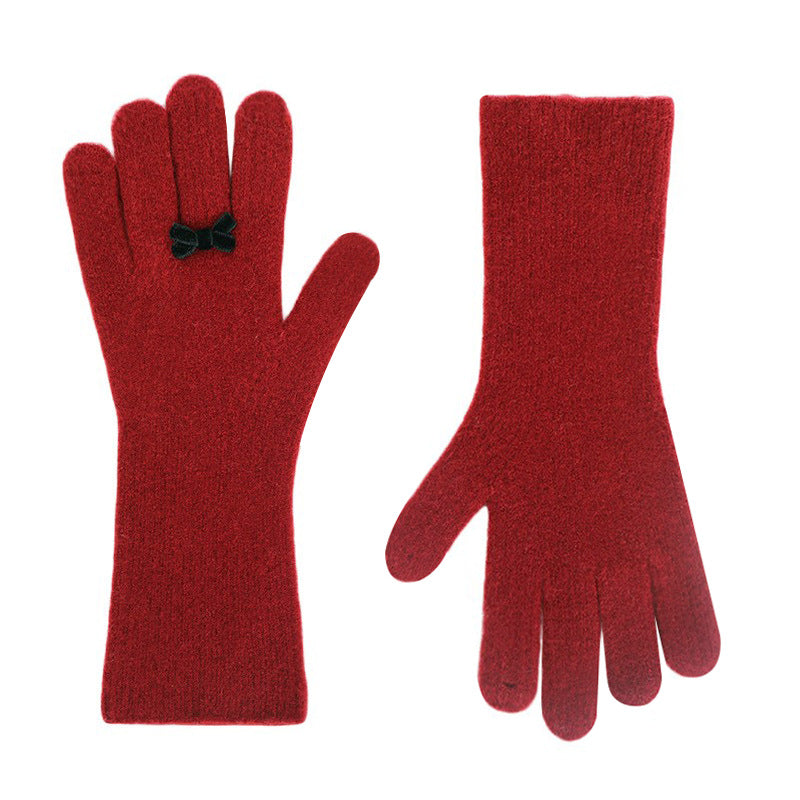 Wool Blend Knit Gloves - DippedShop Wholesale - #6963